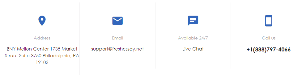 freshessay.net customer support