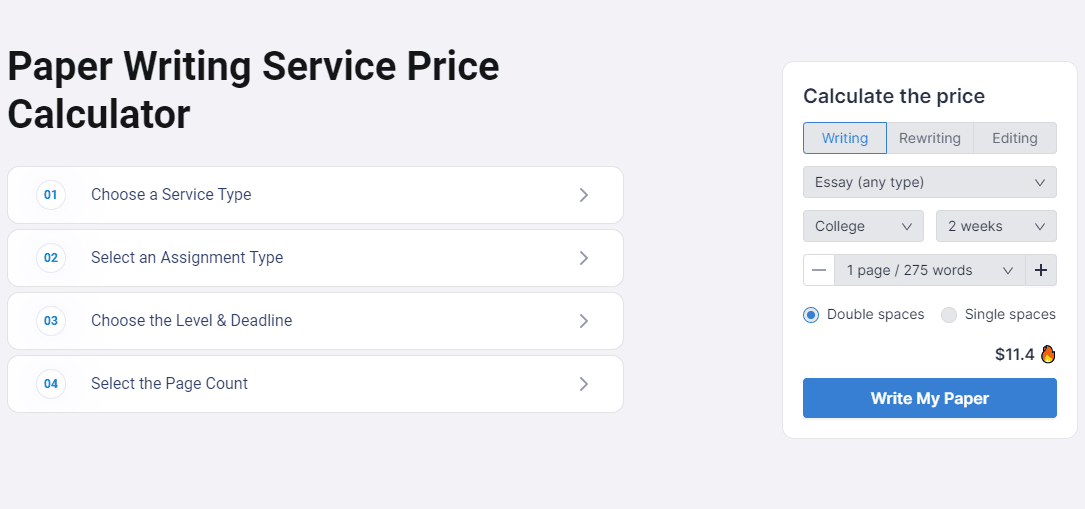 EssayService.com Prices